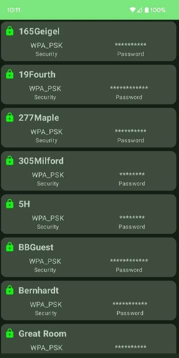 WiFiList screenshot 3