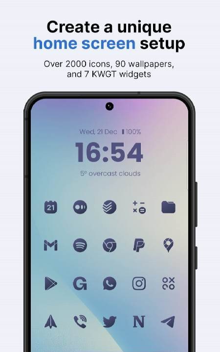 Lena Dark: Shapeless Icon Pack screenshot 1