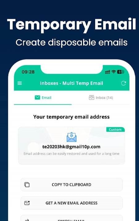 Inboxes - Multi Temp Email screenshot 1