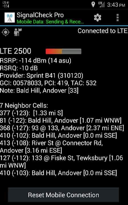 SignalCheck Pro screenshot 1