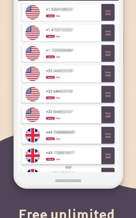 Temp SMS - Receive Code screenshot 3
