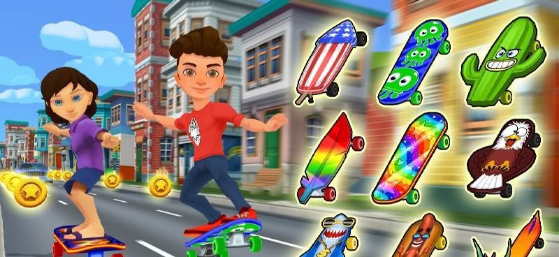 Skate Run Endless Skateboard screenshot 4