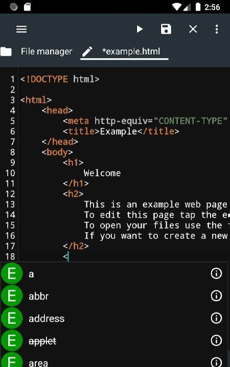 Html Editor screenshot 2