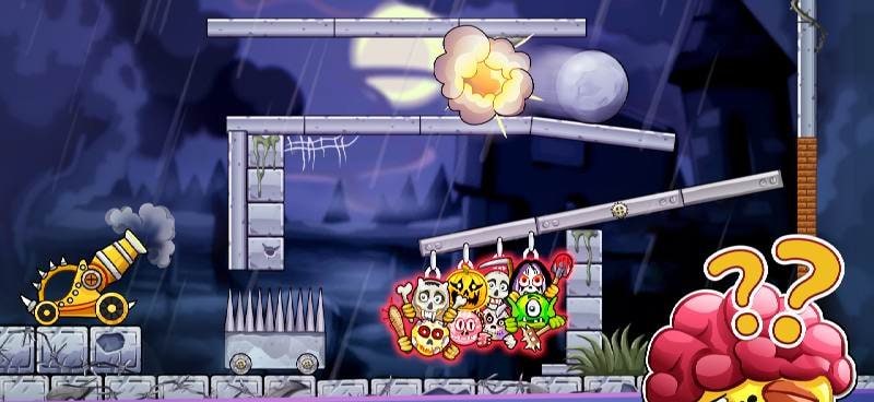 Crush the Monsters: Cannon Game - Screenshot 2