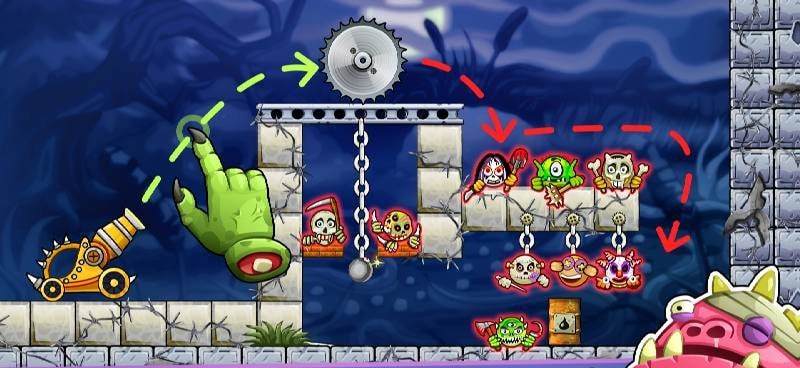 Crush the Monsters: Cannon Game - Screenshot 1