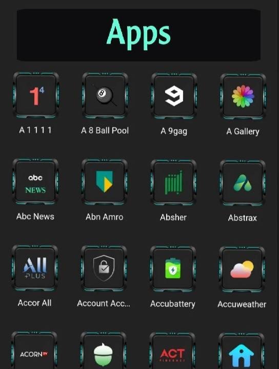 Dark Dream : Icon Pack screenshot 3