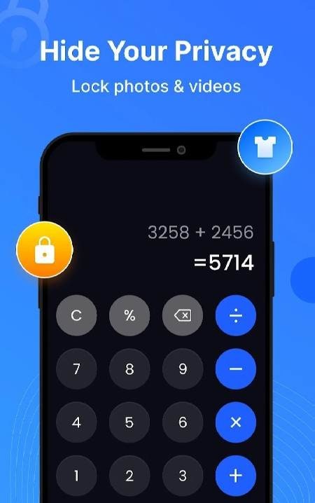 Calculator - Hide Photo, Video screenshot 4