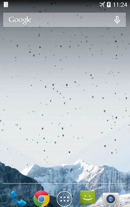 Snow Mountain Live Wallpaper screenshot 2