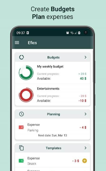 Bill tracker - Efics screenshot 2
