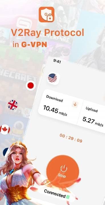 G-VPN : V2ray Safe Secure VPN screenshot 1