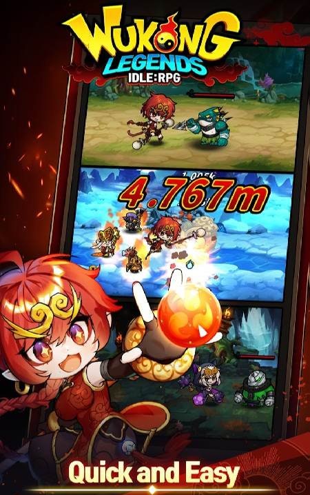 WuKong Legends : Idle RPG screenshot 2