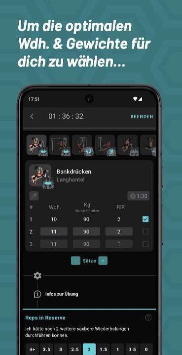 MyFitCoach Muskelaufbau im Gym screenshot 4