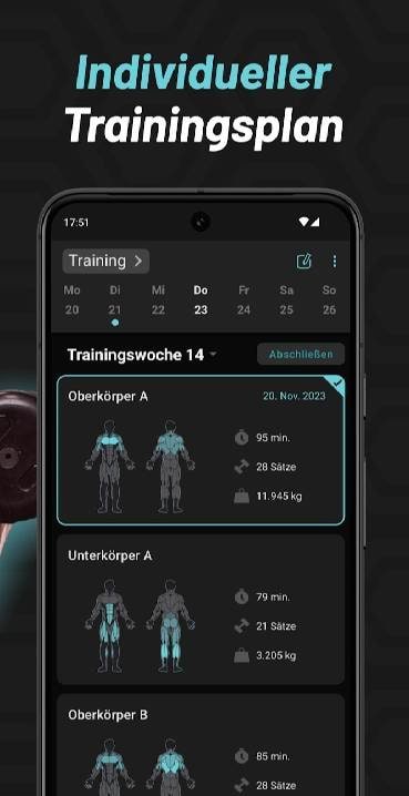 MyFitCoach Muskelaufbau im Gym screenshot 2