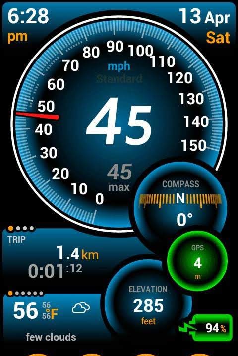 Ulysse Speedometer Pro screenshot 1
