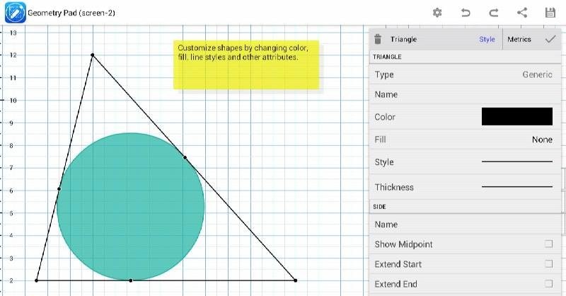 Geometry Pad screenshot 2