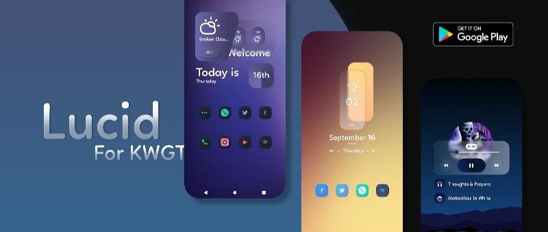 Lucid For KWGT screenshot 1