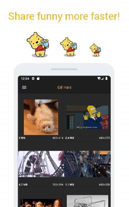 Gif mini: GIF Editor screenshot 1