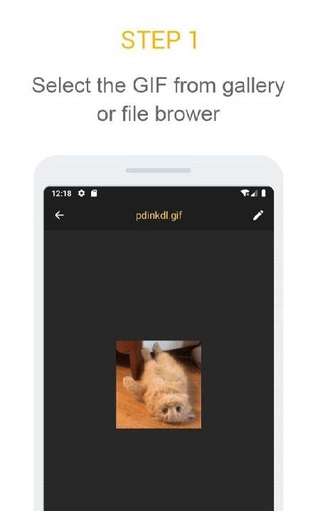 Gif mini: GIF Editor screenshot 2