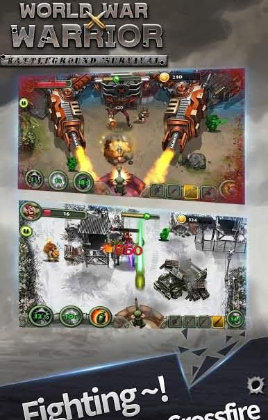 World War Warrior - Battleground Survival screenshot 2
