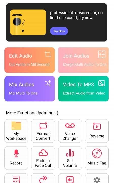 Audio Editor & Music Editor screenshot 1