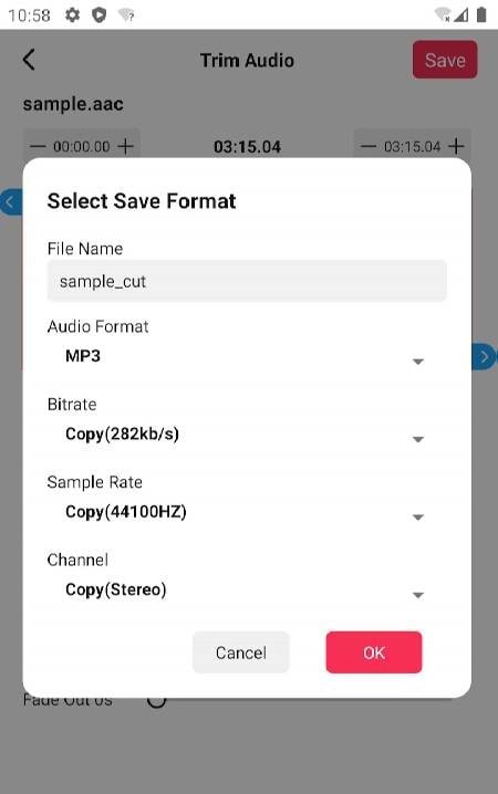 Audio Editor & Music Editor screenshot 3