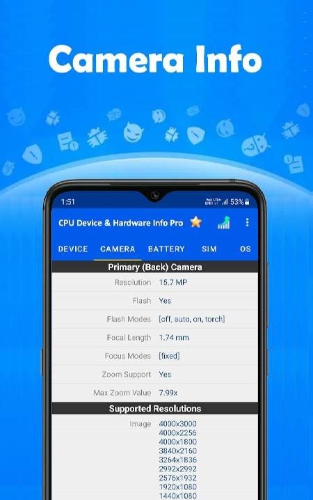 CPU Device & Hardware Info Pro screenshot 4