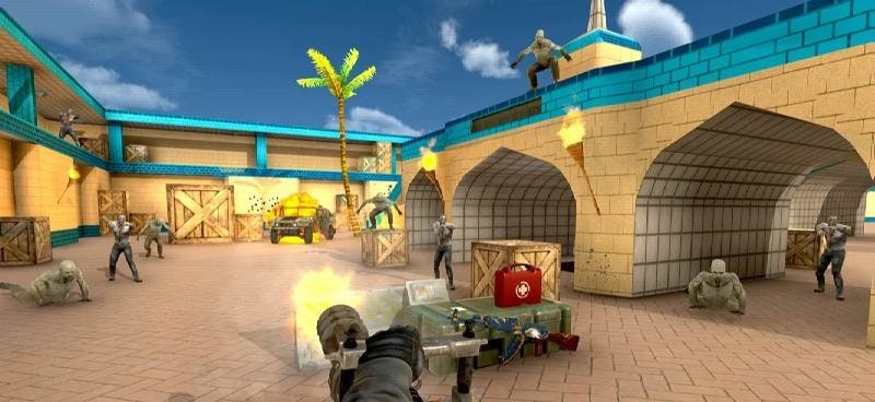 Real Fps Shooter Games Gun Ops in-game view 2