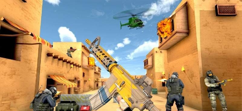 Real Fps Shooter Games Gun Ops in-game view 3