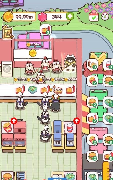 Cooking Cats: Idle Tycoon gameplay screenshot 4