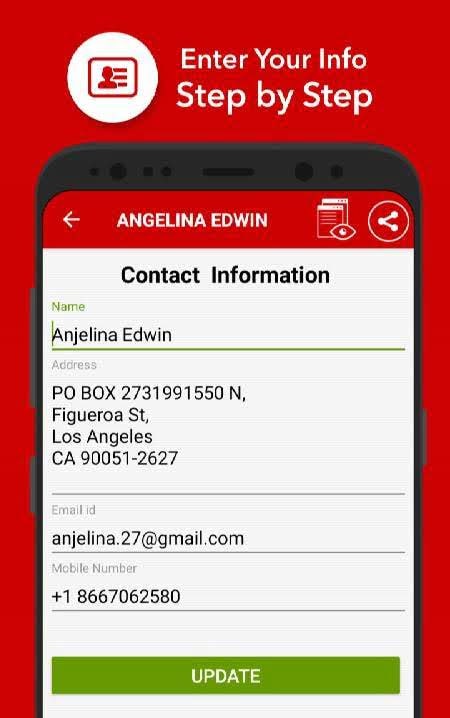 Resume Builder App Free CV Maker & PDF Templates screenshot 2