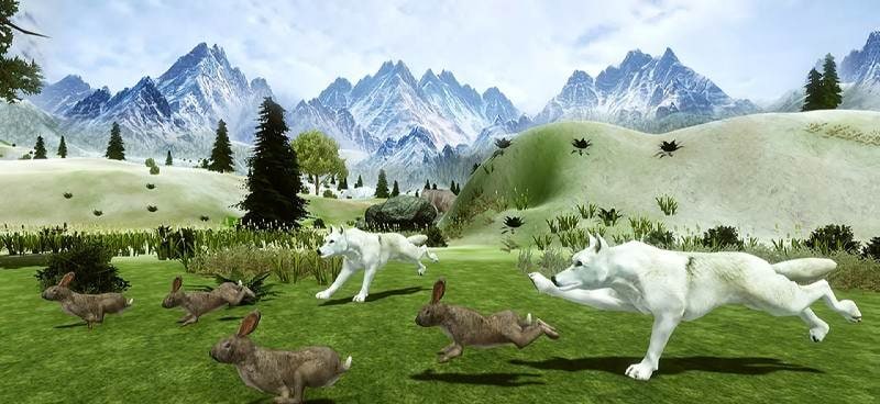 Arctic Wolf Family Simulator screenshot 4