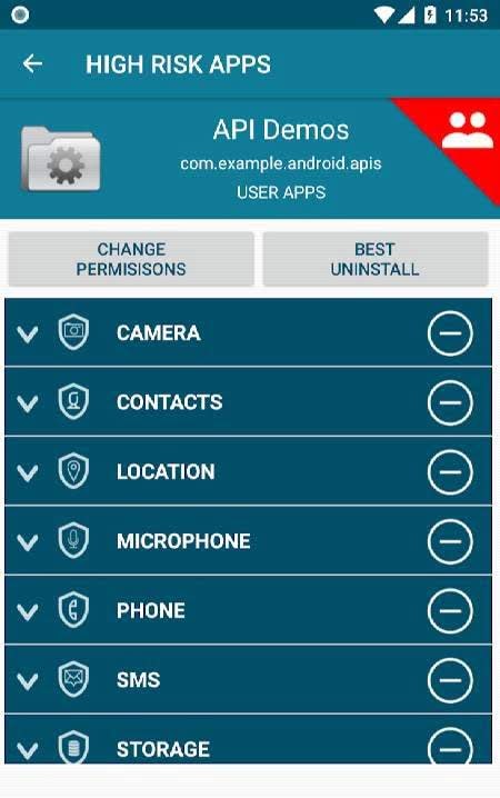 Revo App Permission Manager screenshot 4