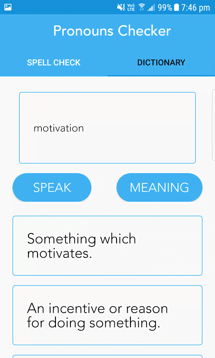 Pronunciation, Spelling Check & Word Translator screenshot 4