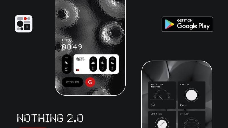 Nothing 2.0 for KWGT screenshot 1