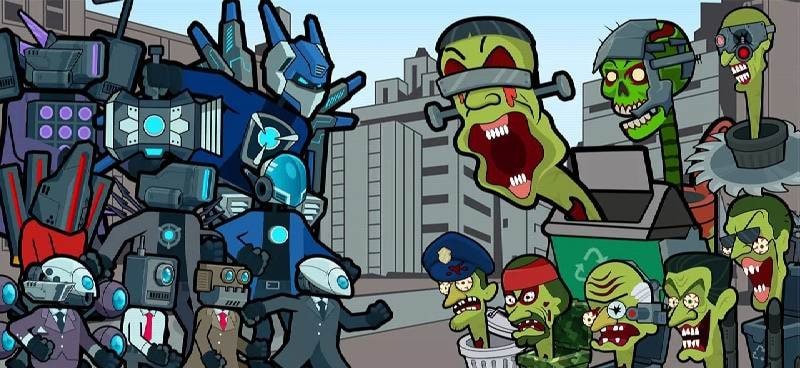 Merge War: Monster vs Cyberman gameplay screenshot 4
