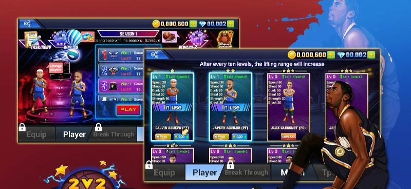 2 VS 2 Basketball Sports screenshot 3
