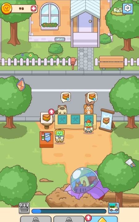 Idle Snack Bar: My Cafe Story screenshot 2