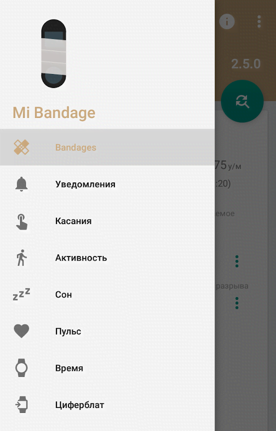 Mi Bandage - Mi Band & Amazfit support screenshot 1