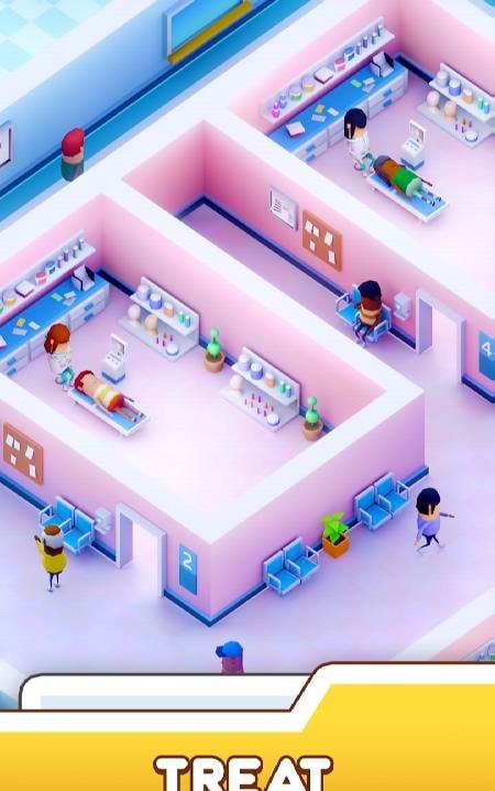 Hospital Empire - Idle Tycoon gameplay screenshot 1