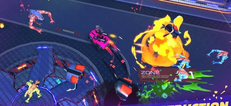 Crimson Wheels: Car Shooter gameplay screenshot 4