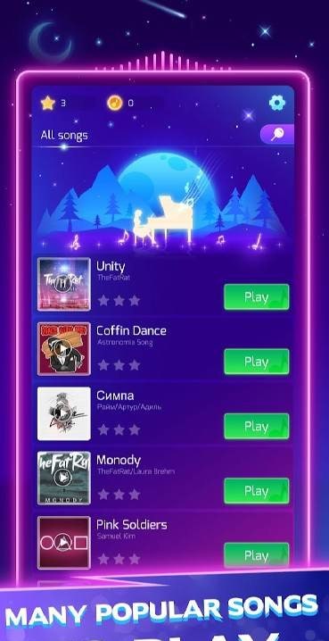 Piano Star : Tap Music Tiles screenshot 1