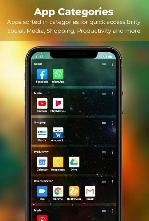 Ares Launcher Prime & 4D theme screenshot 1