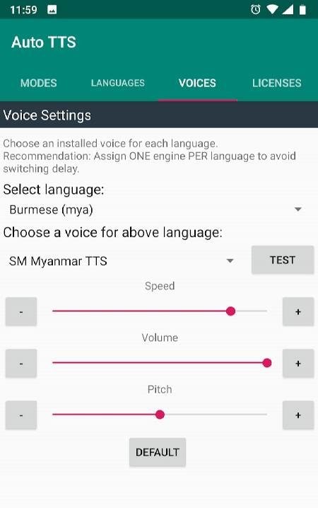 Auto TTS screenshot 3