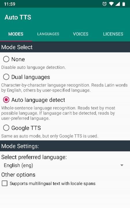 Auto TTS screenshot 1
