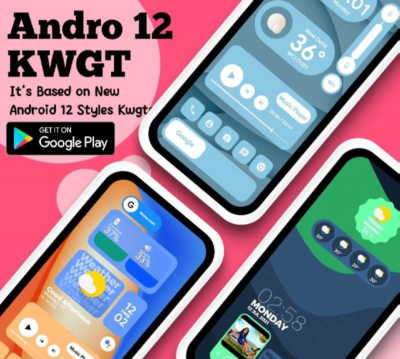 Andro 12 KWGT screenshot 2
