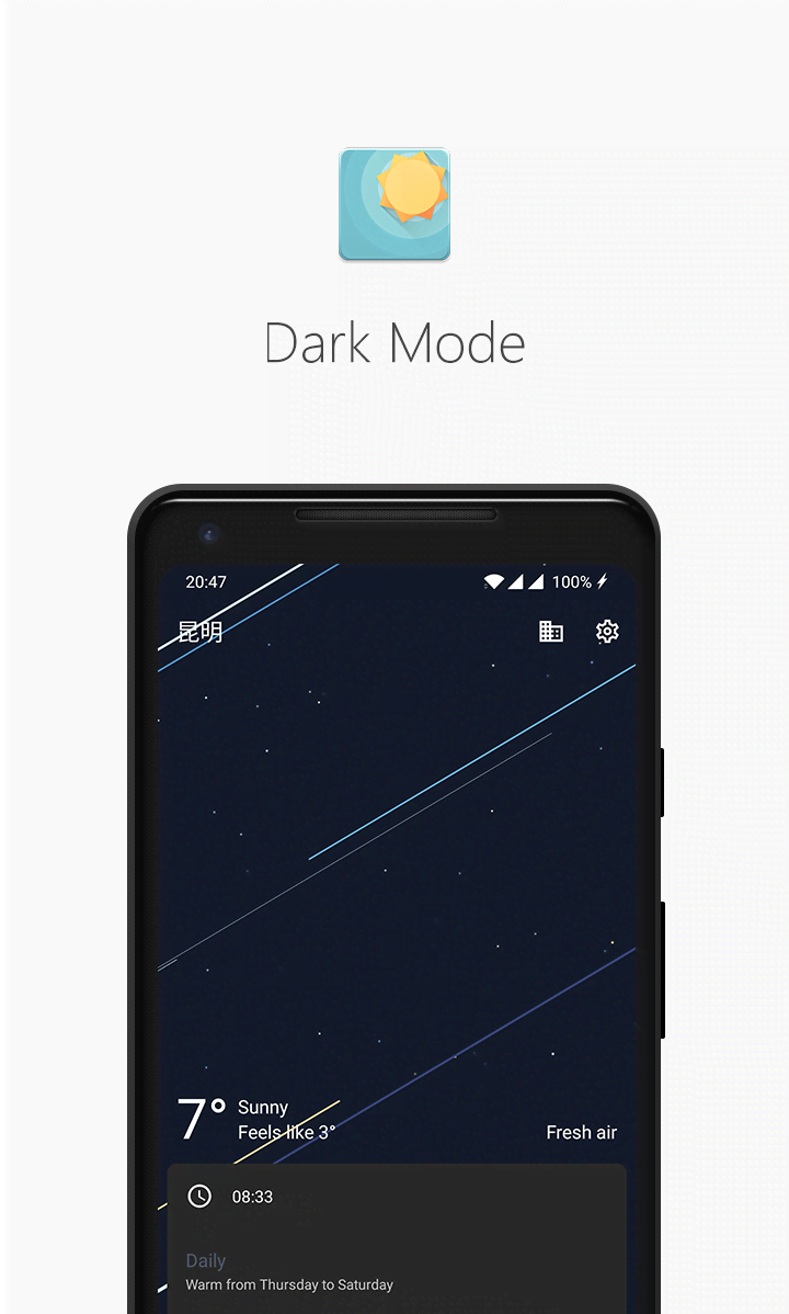 Geometric Weather screenshot 4