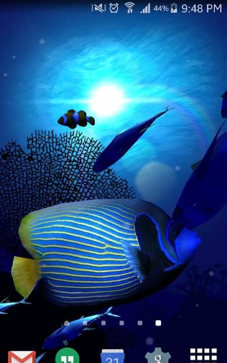 Ocean Blue 3D Live Wallpaper screenshot 3
