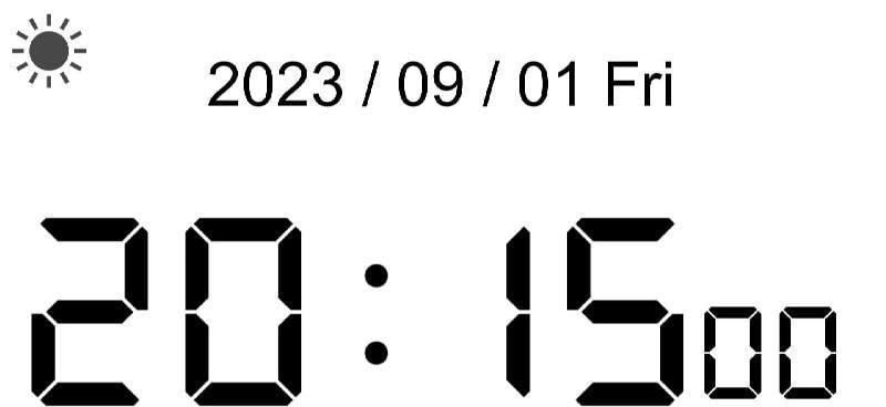 The Simplest Clock screenshot 1