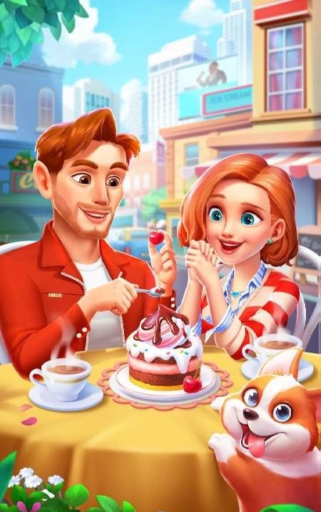 Gossip Cafe Merge screenshot 1