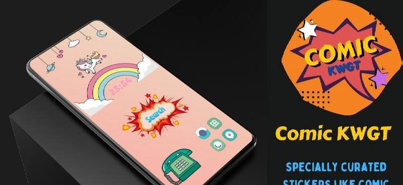 Comic KWGT - Cartoon Inspired Screenshot 3